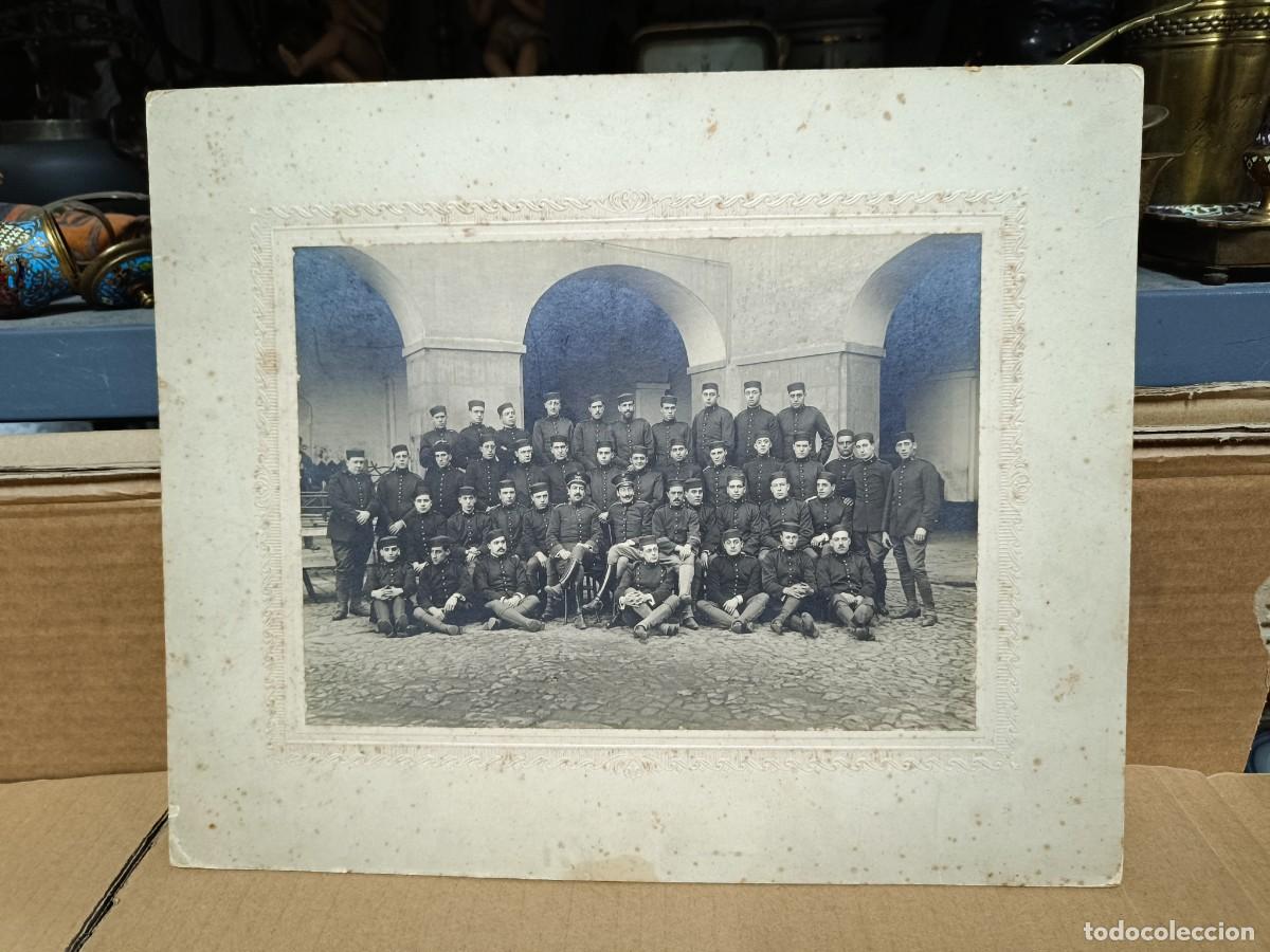 Militaria: ANTIGUA GRAN FOTOGRAFIA, MILITARES ALFONSINOS DE ARTILLERIA ESPA&Ntilde;OLA -P19