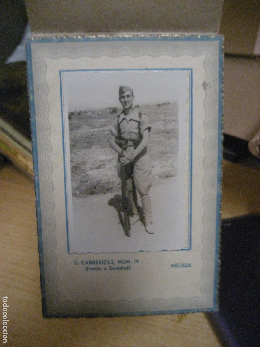 Militaria: foto de soldado . Melilla c. cabrerizas , 19 ( frente sanidad )