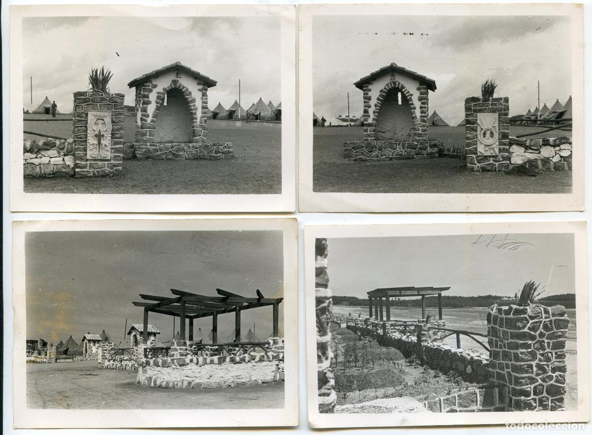 Militaria: Reportaje 11 fotos campamento de Araca, Vitoria, en sus inicios a&ntilde;os 60. Galer&iacute;a Mendoza Vitoria