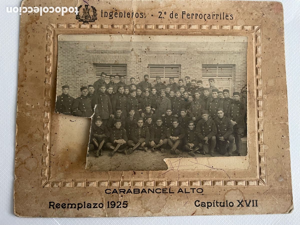Militaria: Antigua fotograf&iacute;a militar
