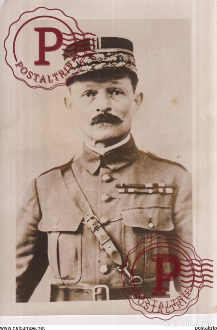 Militaria: FRANCE GENERAL WEYGARD NEUE FRANZOSISCHE GENERALSTABSCHE BEBENEYS 16*11CM