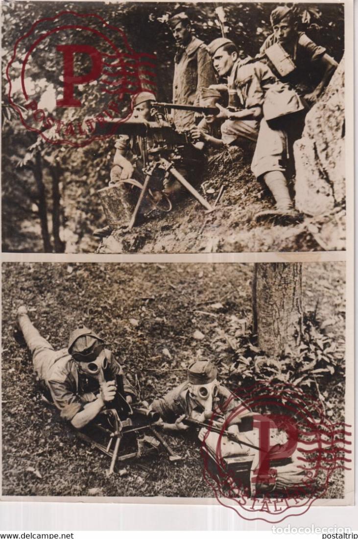 Militaria: ITALIA 1936 MANOVER IN DEN ITALIENISCHEN ALPEN MASCHINENGEWEHR BOMBENWERFER SEE LEFT UPPER CORNE 2