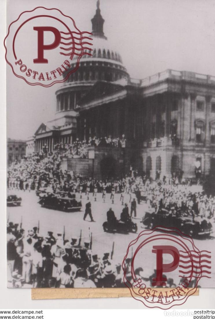 Militaria: konig georg vi von england WHITE HOUSE USA QUEEN 18*13cm FOTO DE PRESSE WW2 WWII WORLD WAR 2 WELTKRI