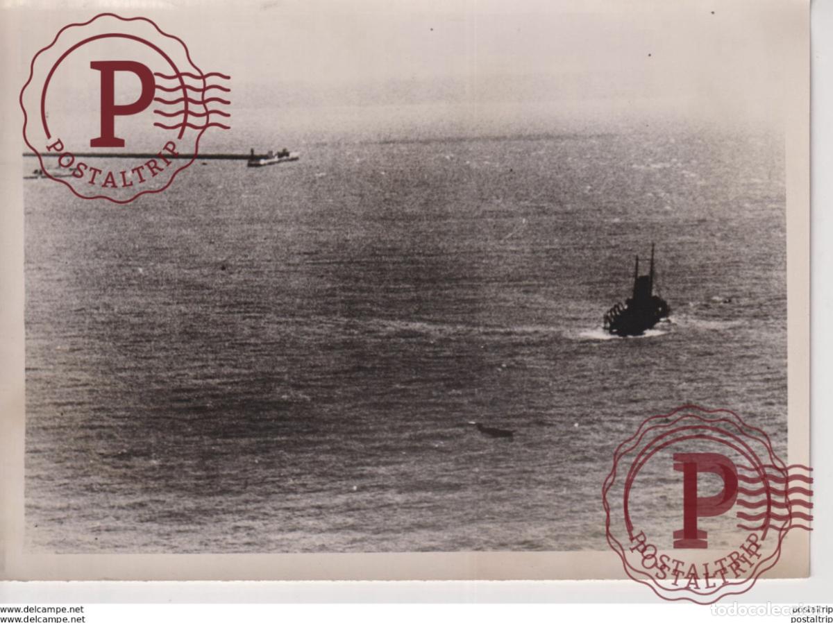 Militaria: MAUSELOCH KANALKUSTE 18*13cm FOTO DE PRESSE WW2 WWII WORLD WAR 2 WELTKRIEG aleman deutchland