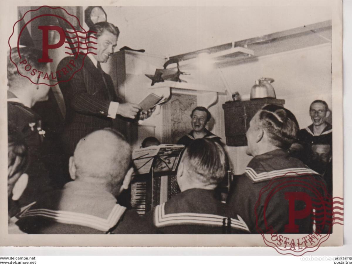 Militaria: MARINE 18*13cm FOTO DE PRESSE WW2 WWII WORLD WAR 2 WELTKRIEG aleman deutschland