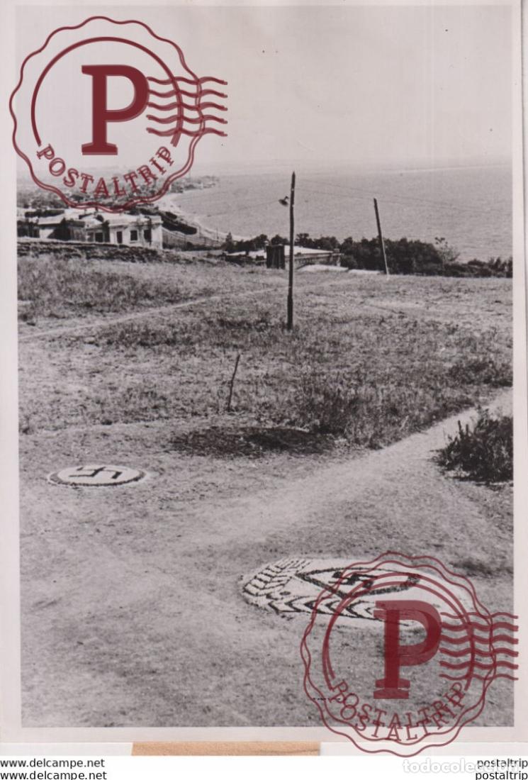 Militaria: KRIEGSEINSATZ DES RAD IM S&Uuml;DEN DER OSTFRONT SPATENSYMBOL RAD UNTERKUNFT AM 18*13cm WW2 WORLD WAR 2 W