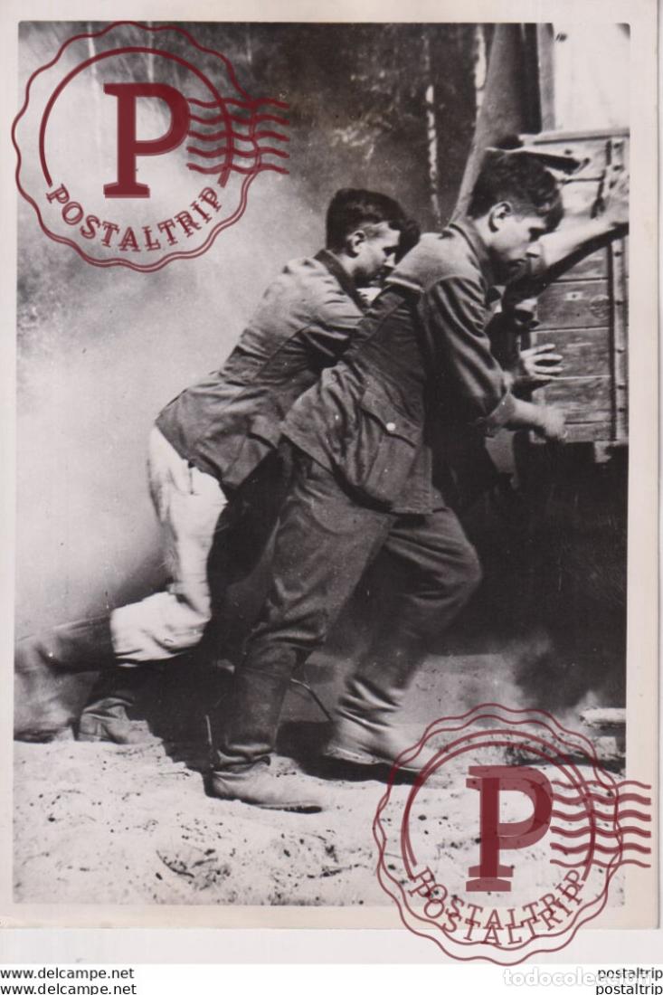 Militaria: KRIEGSEINSATZ DES RAD IREICHSARBEITSDIENSTES LKW 18*13cm WW2 WORLD WAR 2 WELTKRIEG deutschland