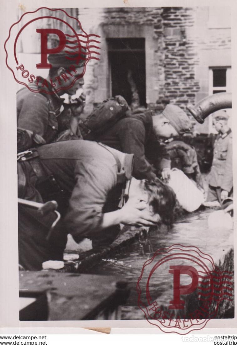 Militaria: rast auf vormarch 18*13CM WW2 WWII WORLD WAR 2 WELTKRIEG aleman deutschland