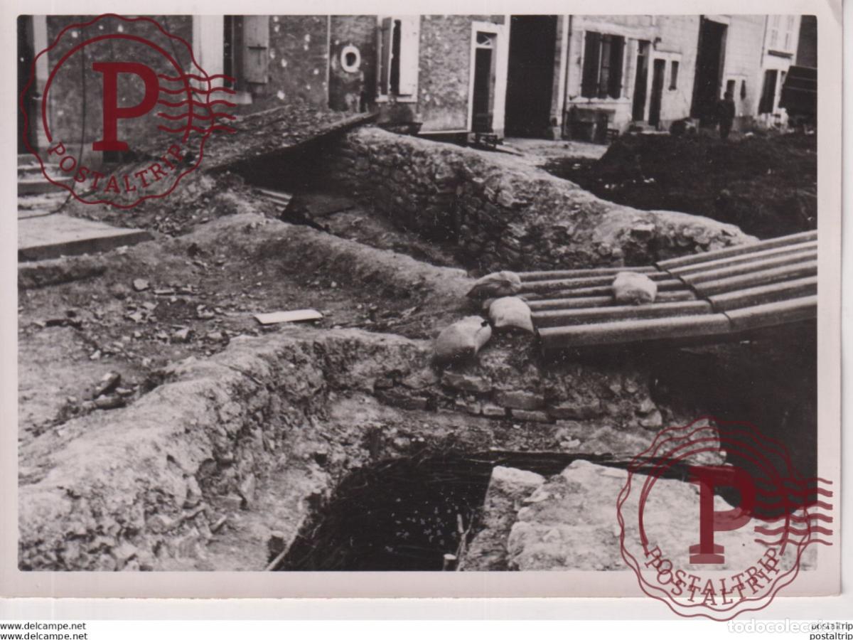 Militaria: FRANCE FRANZOSISCHE STADT KAMPFGEBIET 18*13CM WW2 WWII WORLD WAR 2 WELTKRIEG aleman deutschland