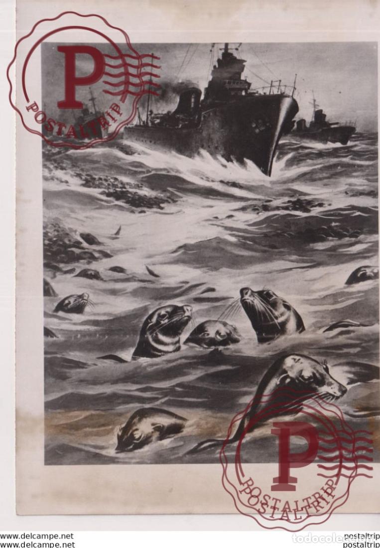 Militaria: BRITISCHER GRIEGSSCHIFFE KRIEGSMARINE STILLEN OZEAN 18*13CM WW2 WWII WORLD WAR 2 WELTKRIEG aleman de