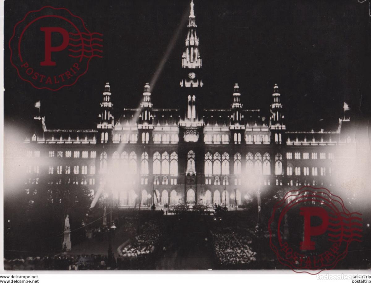 Militaria: RATHAUS 4 APRIL WIEN 24*18CM WW2 WWII WORLD WAR 2 WELTKRIEG deutschland