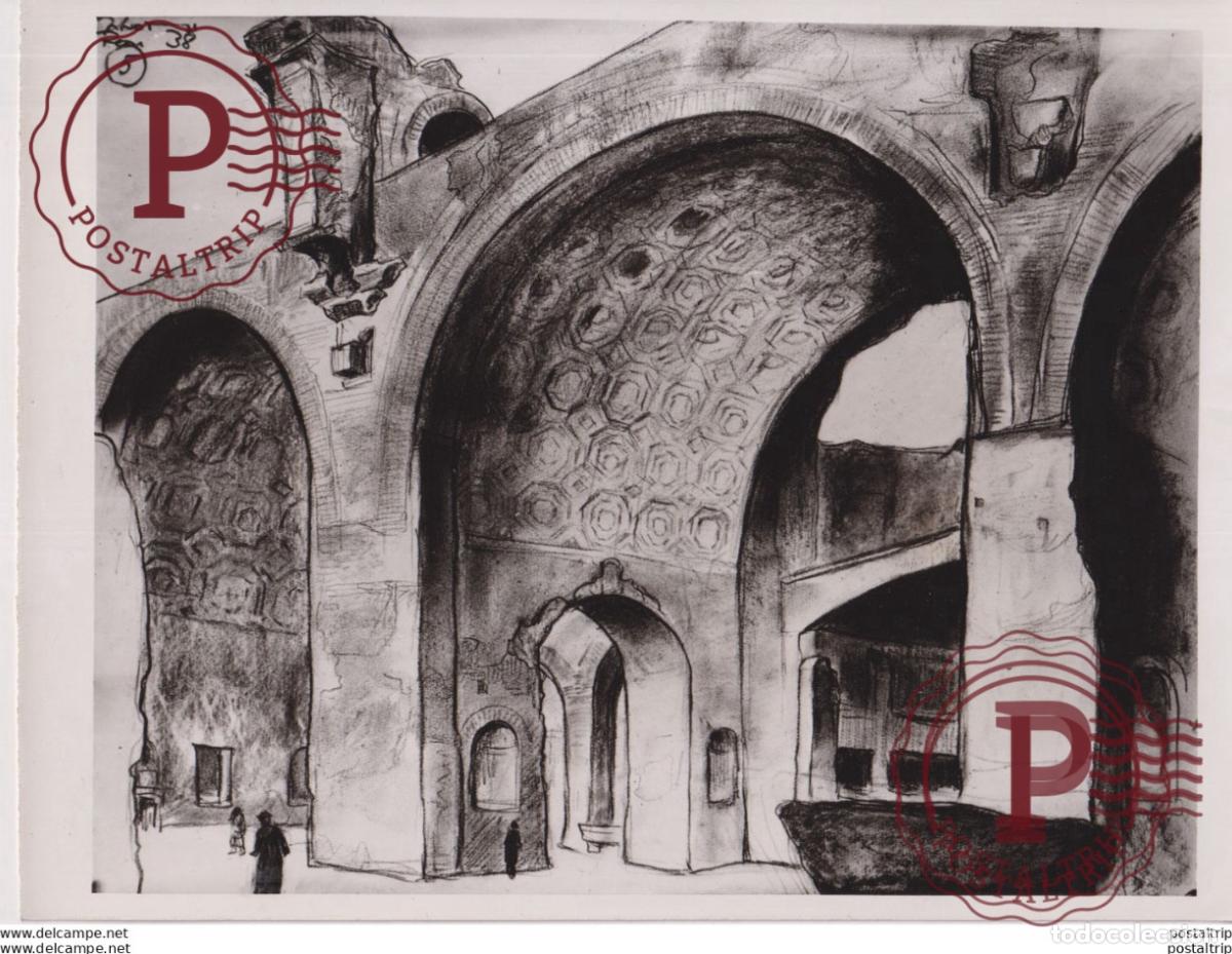 Militaria: ITALIENBESUCH FUHRERS ROM HITLER BESUCH AM ITALIA KONSTANTIN BASILIKA24*18CM WW2 WWII WORLD WAR 2 W