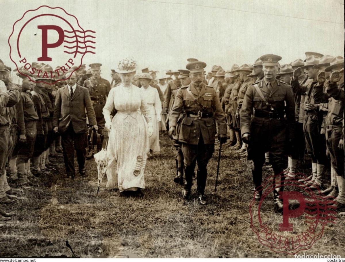 Militaria: ROI D ANGLETERRE KING GEORGE FOTO M ROL QUEEN 18*14CM GEORGE V BRITISH ROYAL FAMILY