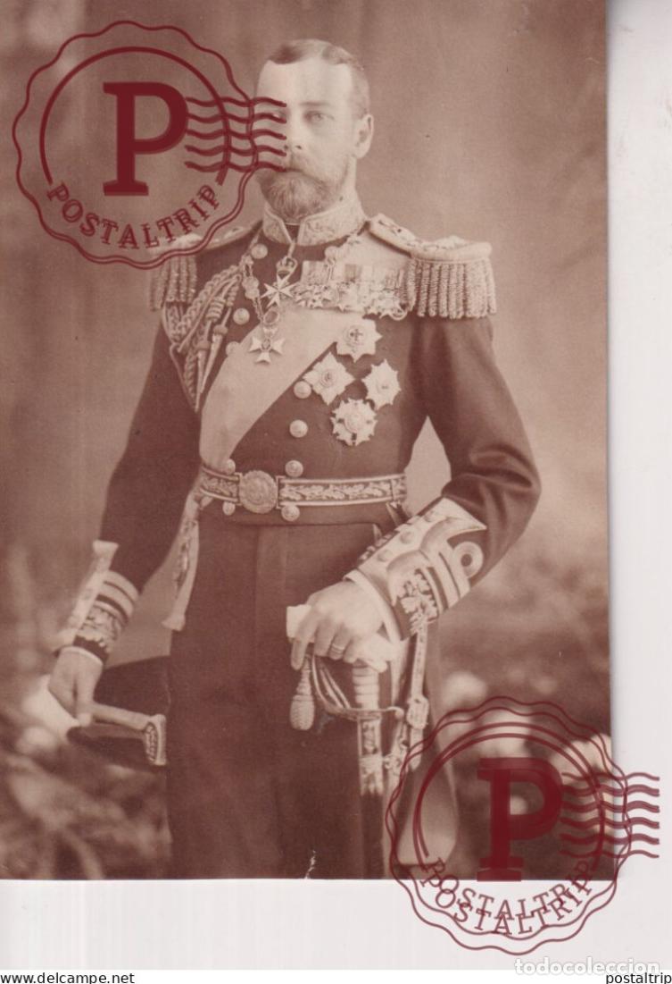 Militaria: George V del Reino Unido 12*9CM GEORGE V BRITISH ROYAL FAMILY