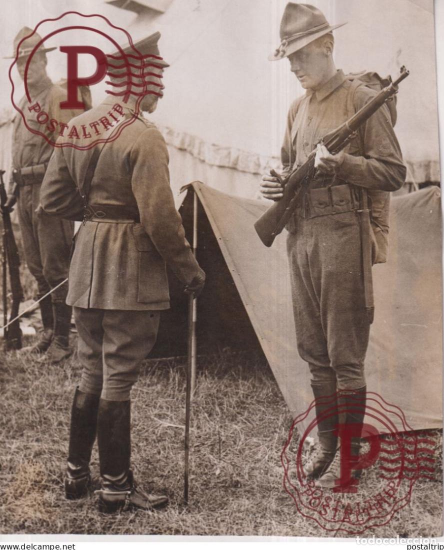 Militaria: George V del Reino Unido KING AMERICAN SOLDIER UNITED KINGDOM 20*16CM GEORGE V BRITISH ROYAL FAMILY