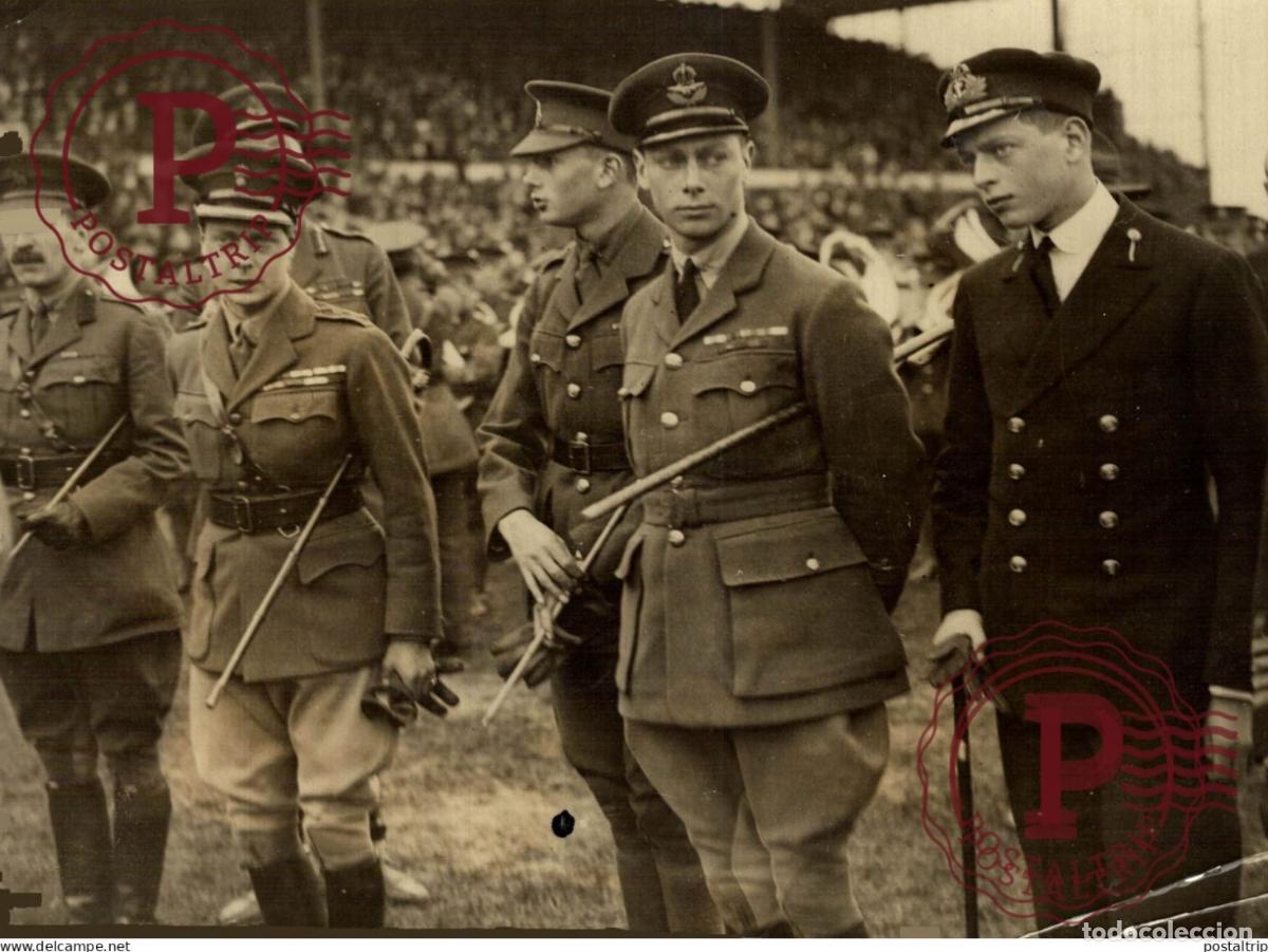 Militaria: KING EDWARD VPRINCE HENRI ALBERT GEORGE RUGBY 18*14CM GALES WALES BRITISH ROYAL FAMILY