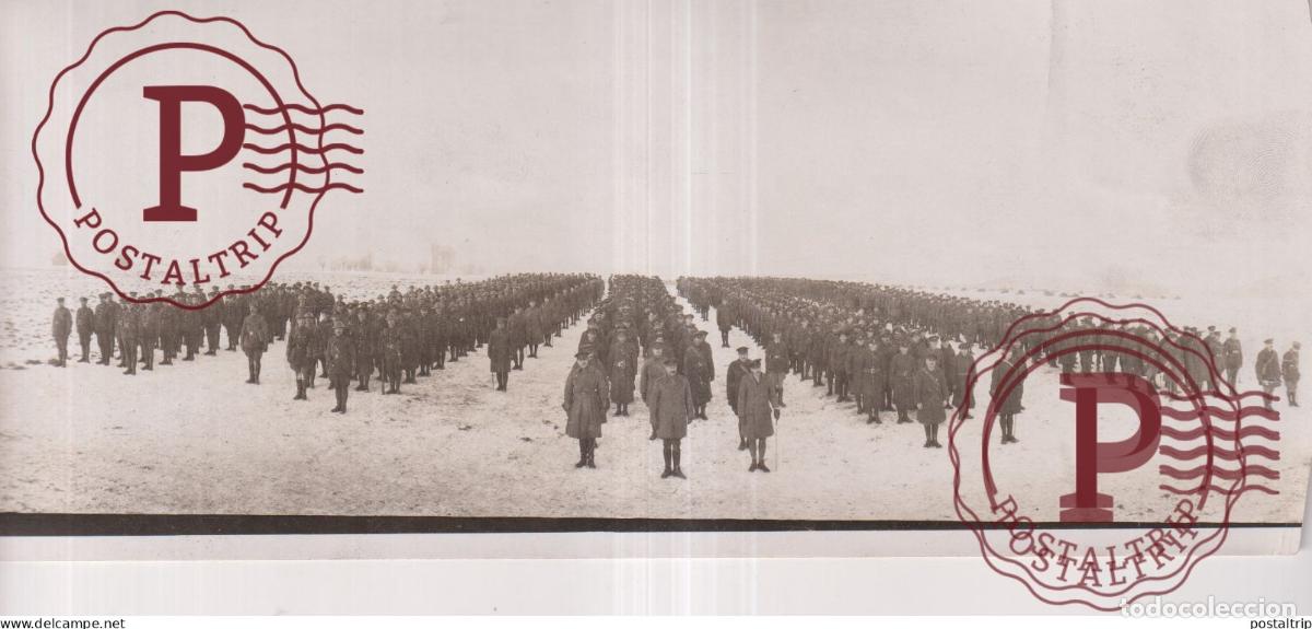 Militaria: BRITISH WESTERN FRONT FRANCE SERVING WITH A CANADIAN INFANTRY BRIGADE 23*9CM BRITISH ROYAL FAMILY