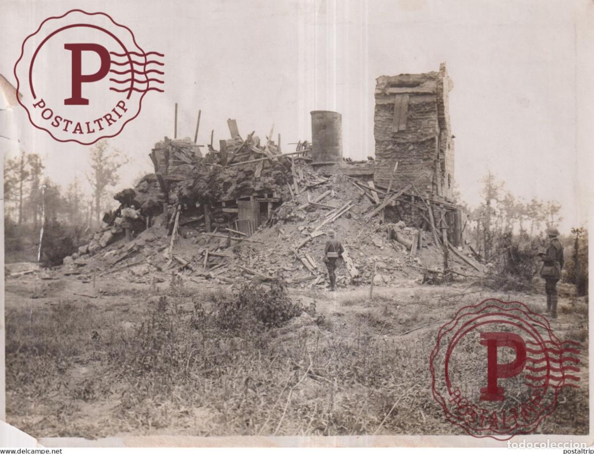 Militaria: BRITISH WESTERN FRONT FRANCE ETAT SEE SCAN 20*15CM PASSED FOR TRANSMISSION ABROAD