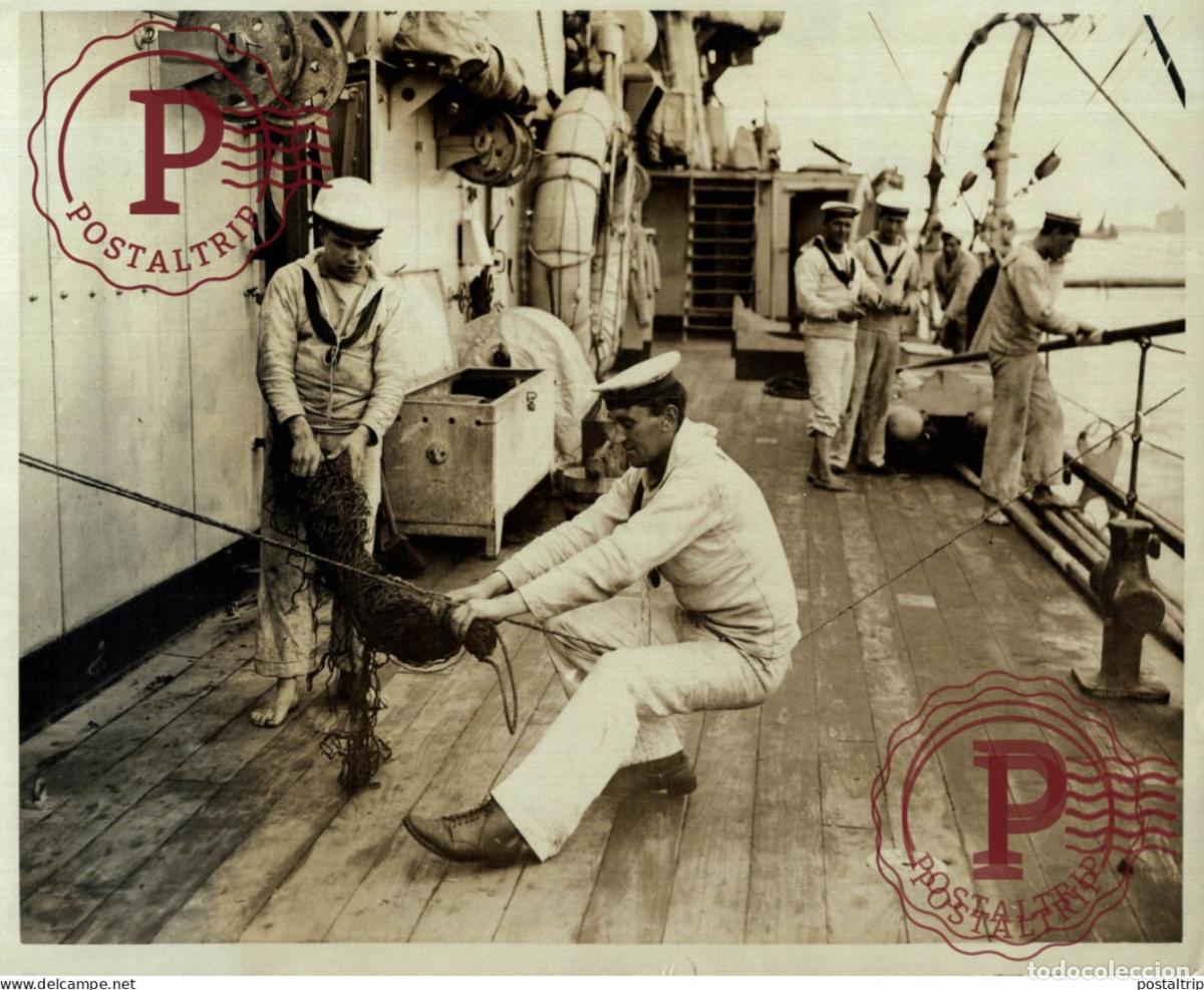 Militaria: NINDING A SWAB 21*16CM British Royal NAVY GUERRE WW1