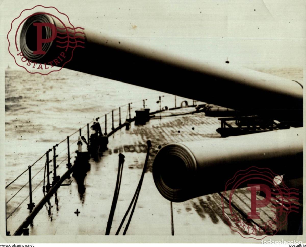 Militaria: BIG GUNS WAR TIME 21*16CM British Royal NAVY GUERRE WW1