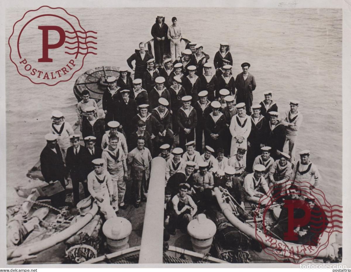 Militaria: HMS SWIFT 21*16CM British Royal NAVY GUERRE WW1