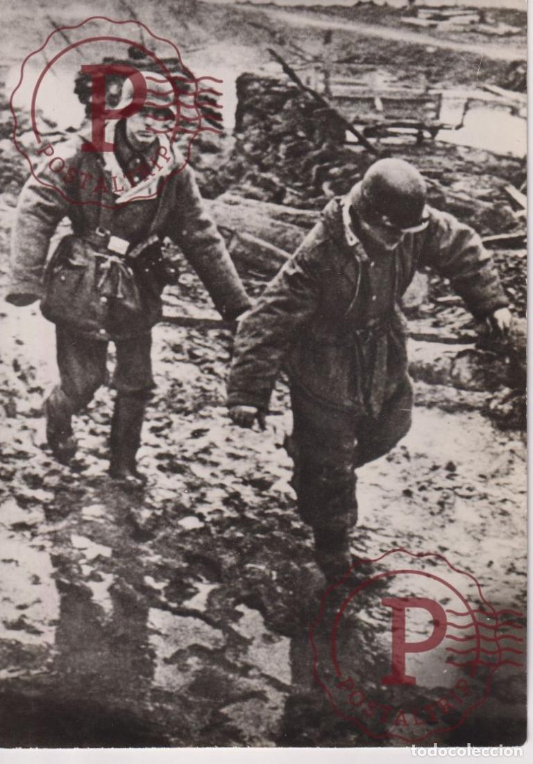 Militaria: GUERRE EN URSS SOLDATS NAZI REGION DU DONETZ SONETSK UCRAIN OKRAINE WW2 1943 18*13CM GUERRE