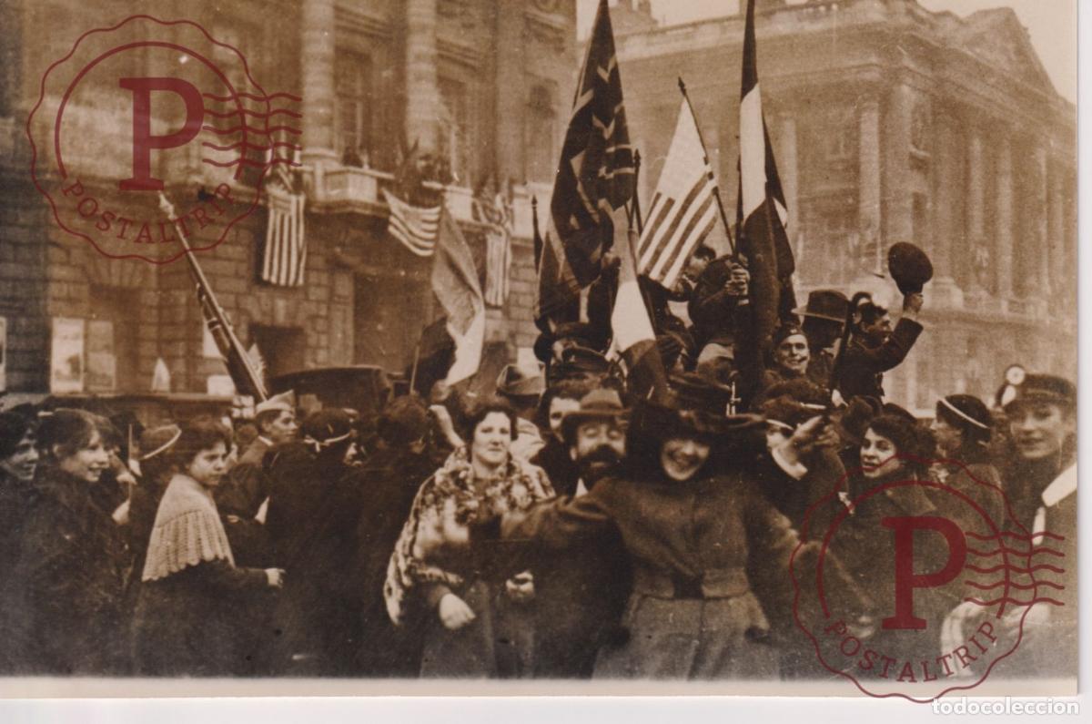 Militaria: A PROPOS 40 ANNIVERSAIRE DE L ARMISTICE PLACE DE CONCORDE PARIS PRINTED 1958 18*12CM GUERRE WAR