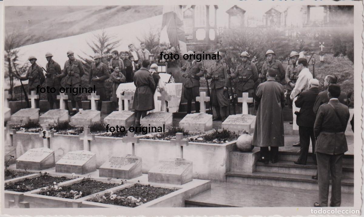 Militaria: ZUMAIA GUIPUZCOA CEMENTERIO TROPAS CTV ITALIA TUMBAS 1936 GUERRA CIVIL