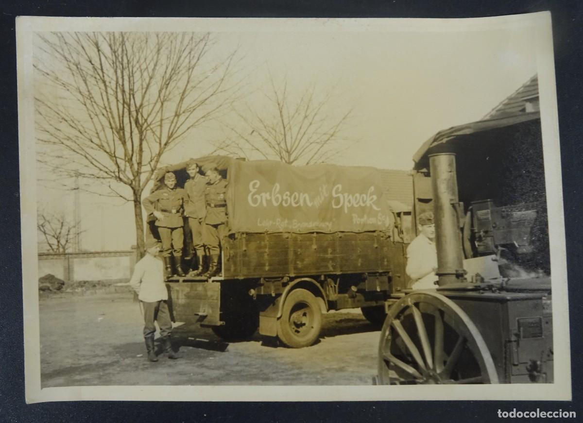 Militaria: ANTIGUA FOTOGRAF&Iacute;A ORIGINAL, MILITAR, SOLDADOS ALEMANES, NAZIS, LUGAR POR DETERMINAR, VER FOTOS