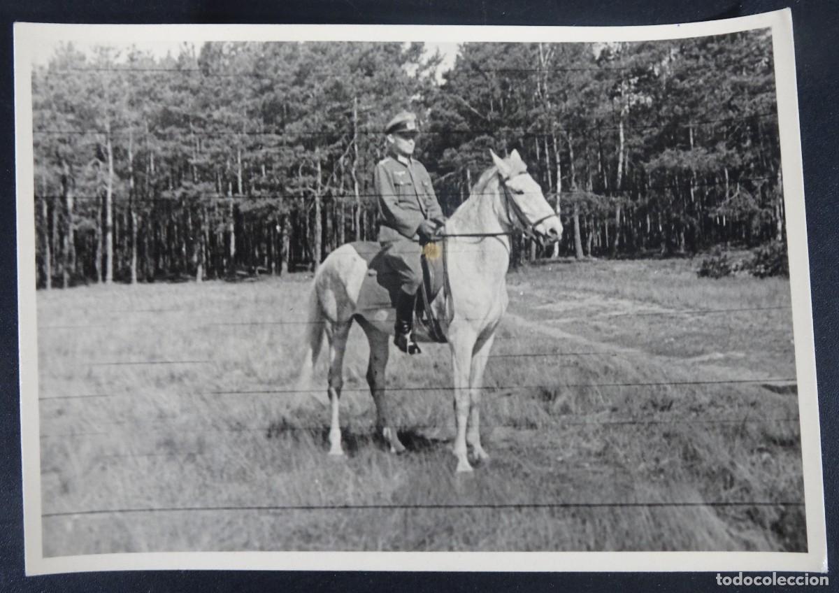 Militaria: ANTIGUA FOTOGRAF&Iacute;A ORIGINAL, MILITAR, MANDO ALEMAN, NAZI, CABALLO, LUGAR POR DETERMINAR, VER FOTOS