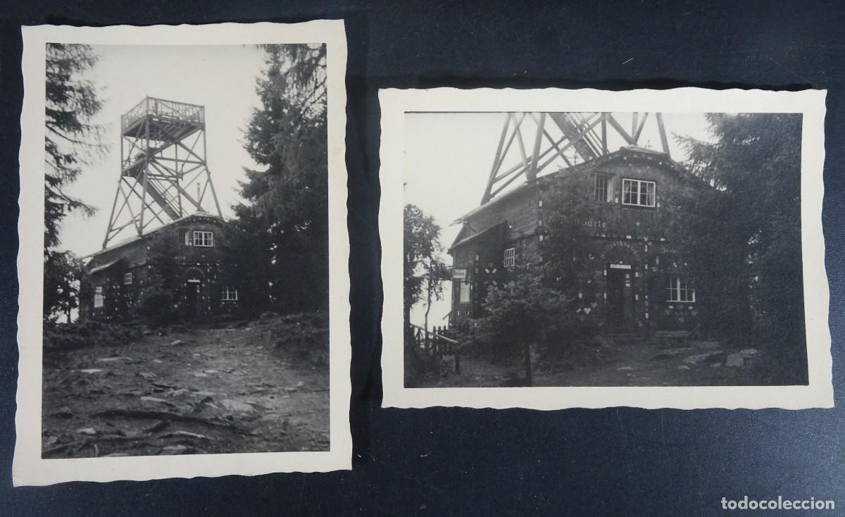 Militaria: LOTE DE 2 ANTIGUAS FOTOGRAF&Iacute;AS ,LUGAR POR DETERMINAR , VER FOTOS