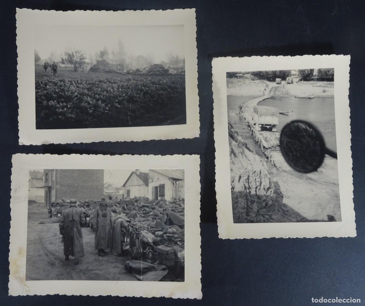 Militaria: LOTE DE 3 ANTIGUAS FOTOGRAF&Iacute;AS , MILITARES ,LUGAR POR DETERMINAR , VER FOTOS