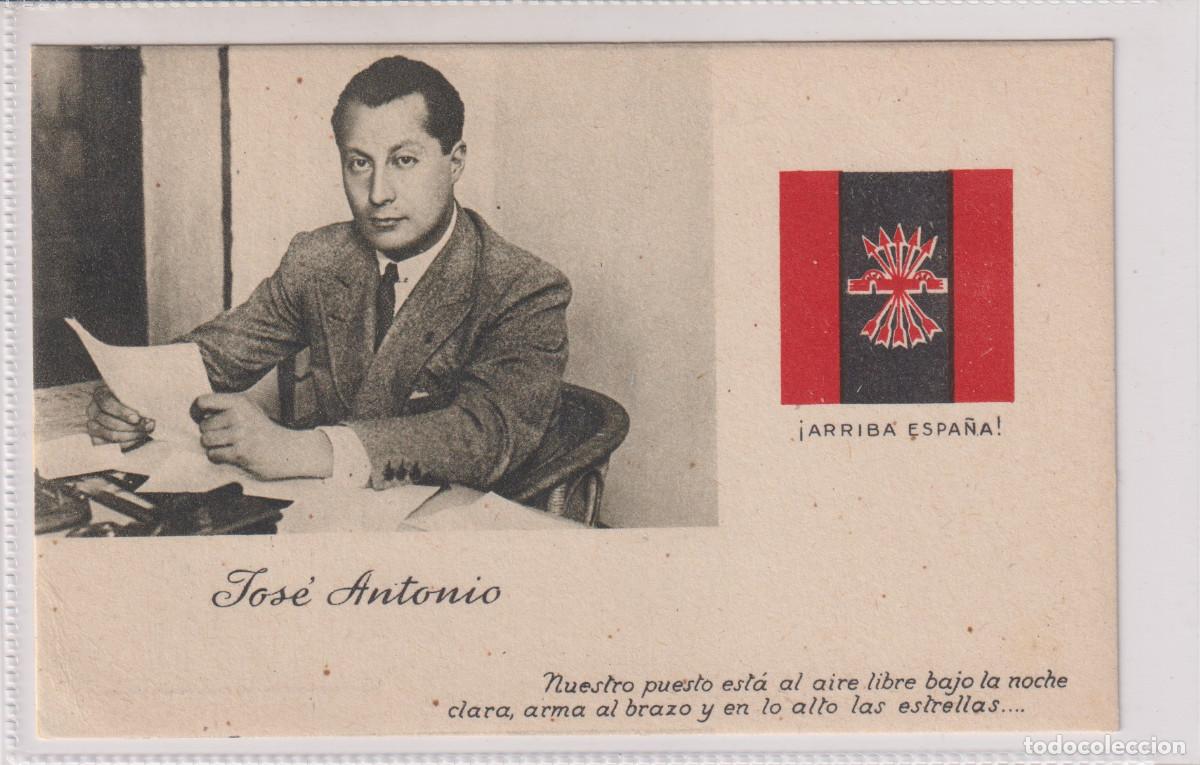 Militaria: POSTAL JOSE ANTONIO FALANGE ESPA&Ntilde;OLA ARRIBA ESPA&Ntilde;A GUERRA CIVIL
