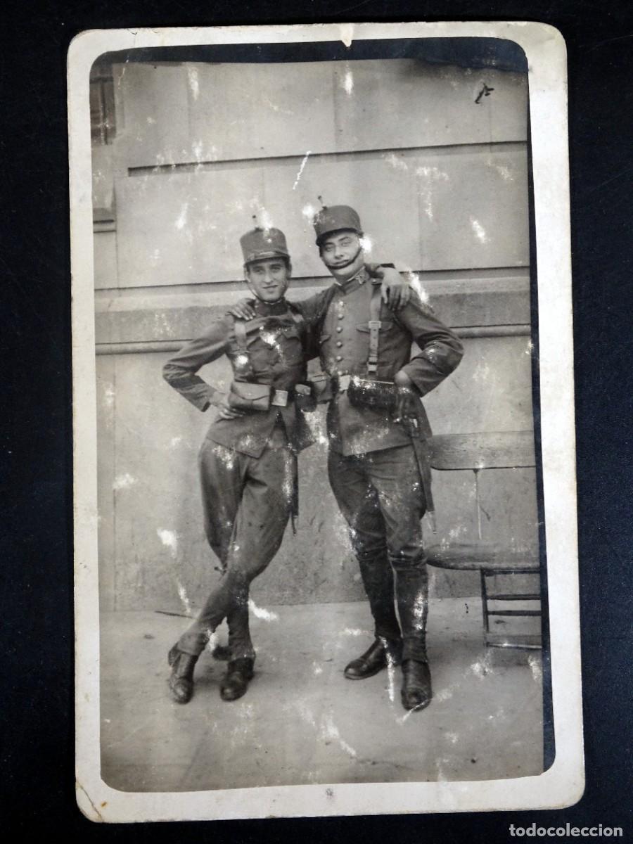 Militaria: ANTIGUA POSTAL FOTOGR&Aacute;FICA MILITARES ,UNIFORMES, VER FOTOS
