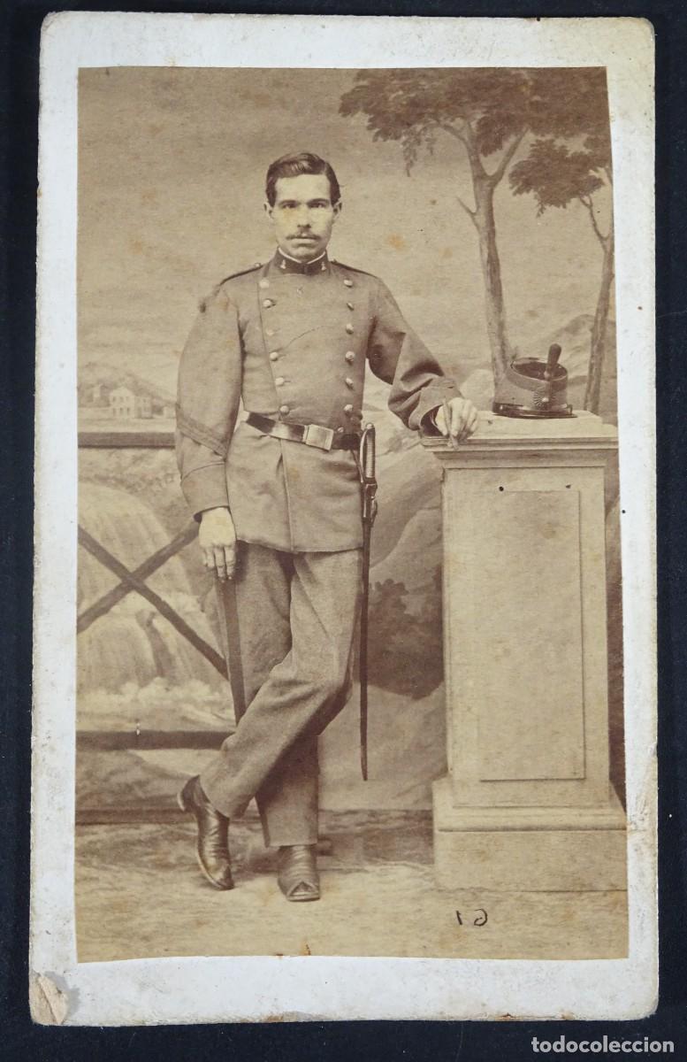 Militaria: ANTIGUA FOTOGRAF&Iacute;A CDV ,MILITAR, UNIFORME, L.GARC&Iacute;A, MADRID, VER FOTOS