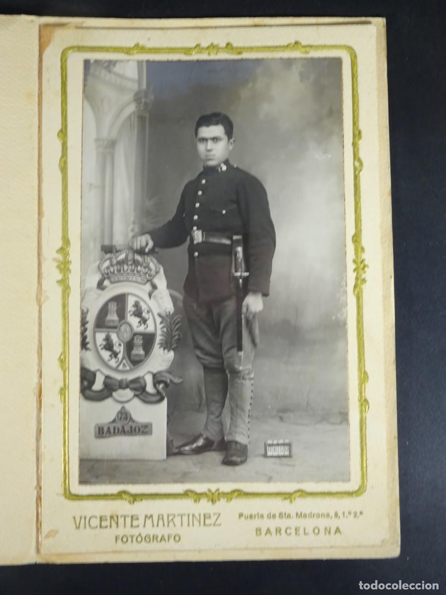 Militaria: ANTIGUA FOTOGRAF&Iacute;A DE ESTUDIO ,MILITAR, UNIFORME, VICENTE MARTINEZ, BARCELONA, VER FOTOS