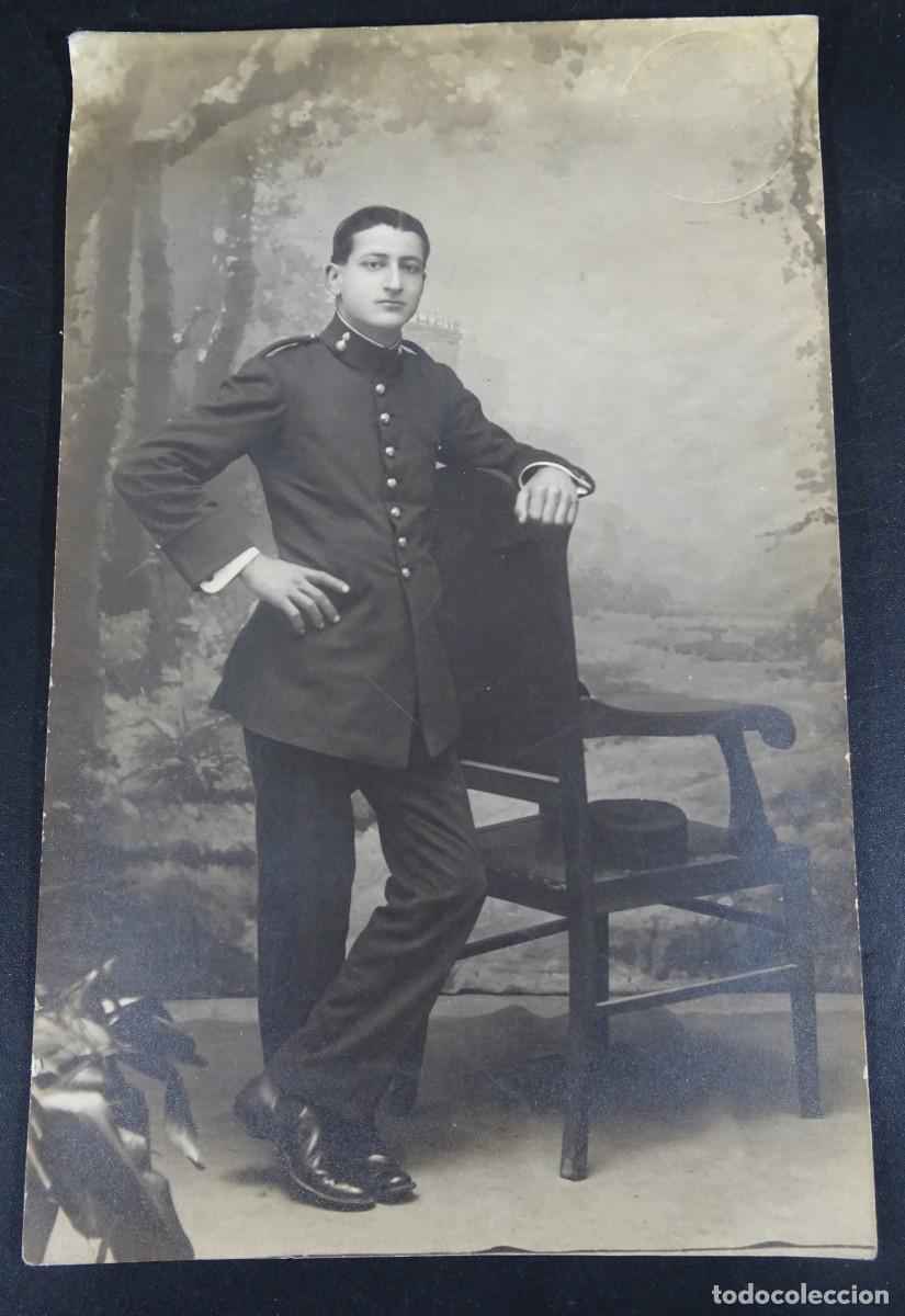 Militaria: ANTIGUA FOTOGRAF&Iacute;A DE ESTUDIO, MILITAR, UNIFORME, NISSEN, BADALONA, VER FOTOS