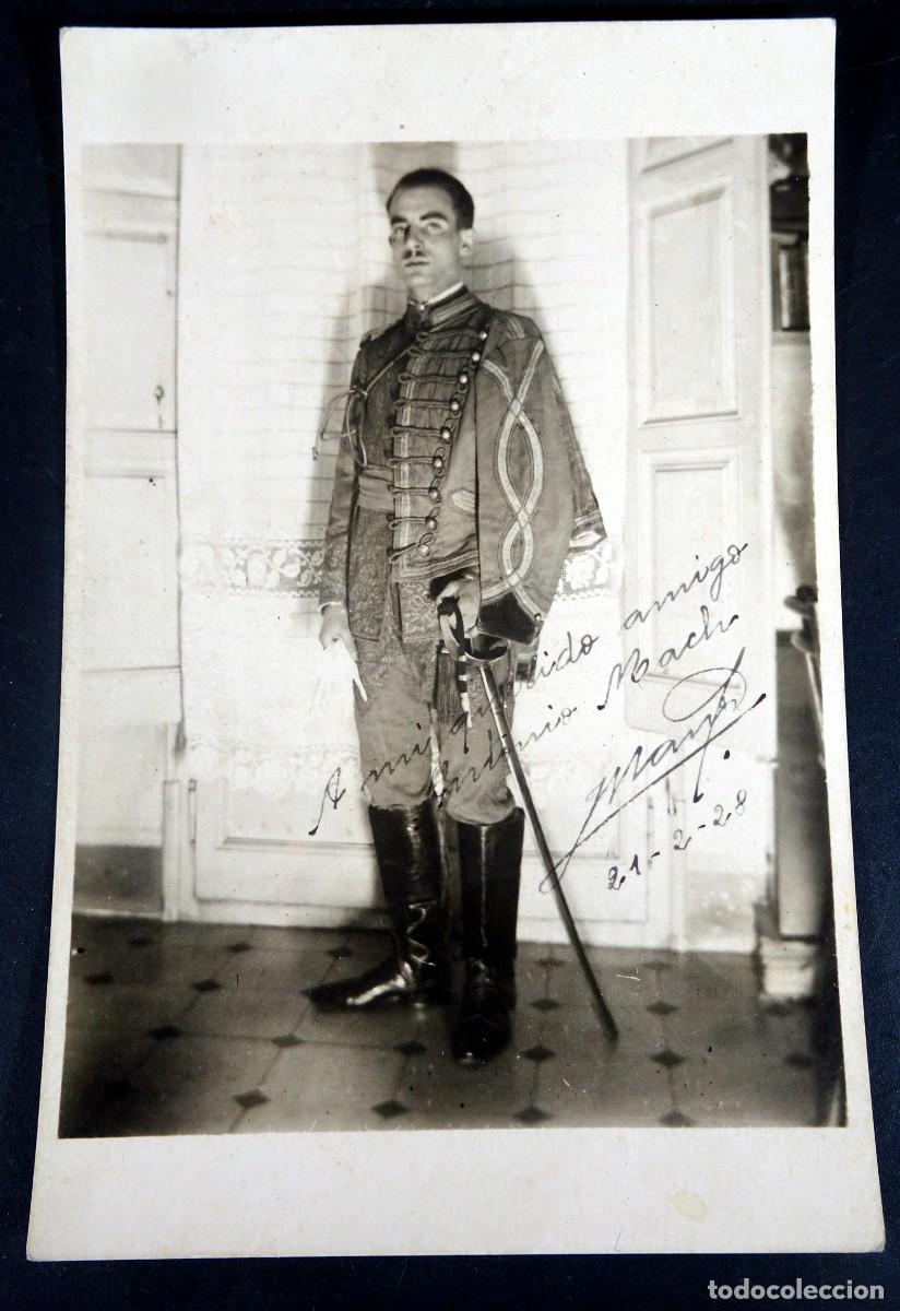 Militaria: ANTIGUA FOTOGRAF&Iacute;A DE ESTUDIO, MANDO MILITAR, UNIFORME DE GALA, 1928, VER FOTOS