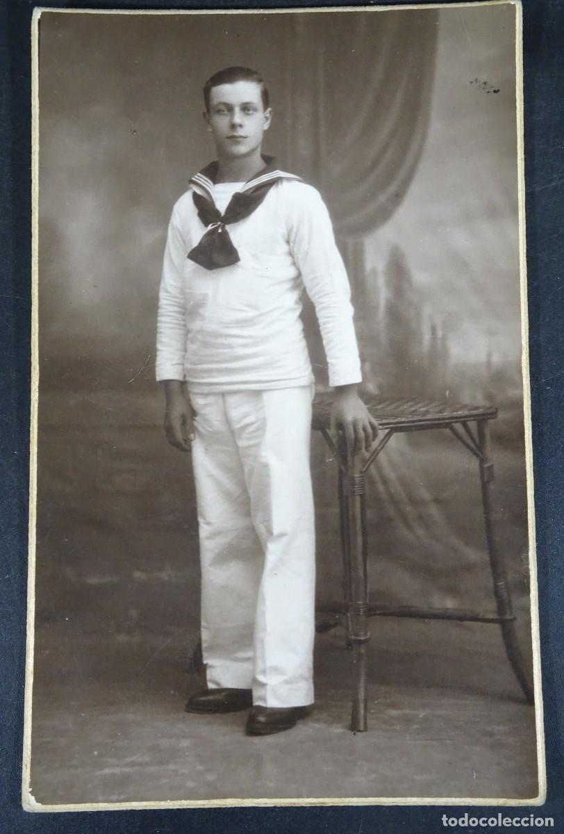 Militaria: ANTIGUA FOTOGRAF&Iacute;A, MILITAR, MARINA, UNIFORME, FOTO ART, FERROL, VER FOTOS