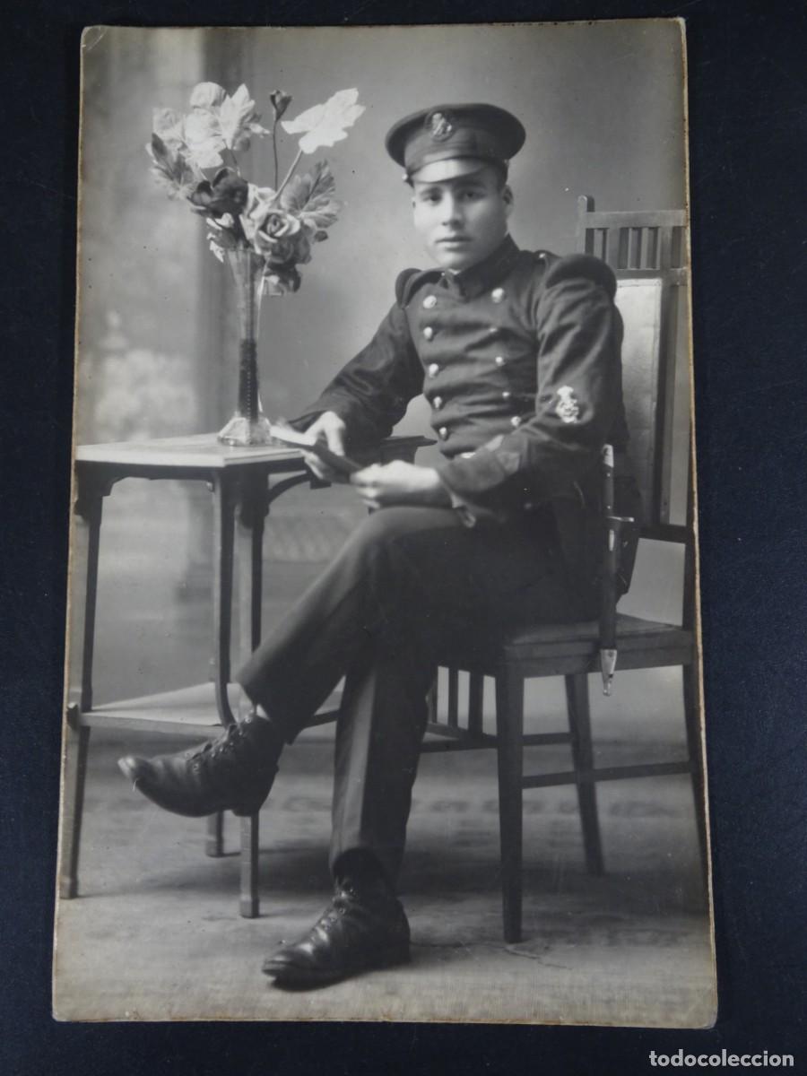 Militaria: ANTIGUA FOTOGRAF&Iacute;A DE ESTUDIO, MILITAR, UNIFORME, VER FOTOS