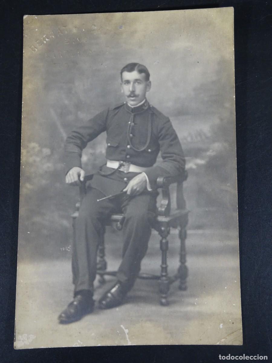 Militaria: ANTIGUA FOTOGRAF&Iacute;A DE ESTUDIO, MILITAR, UNIFORME, VER FOTOS
