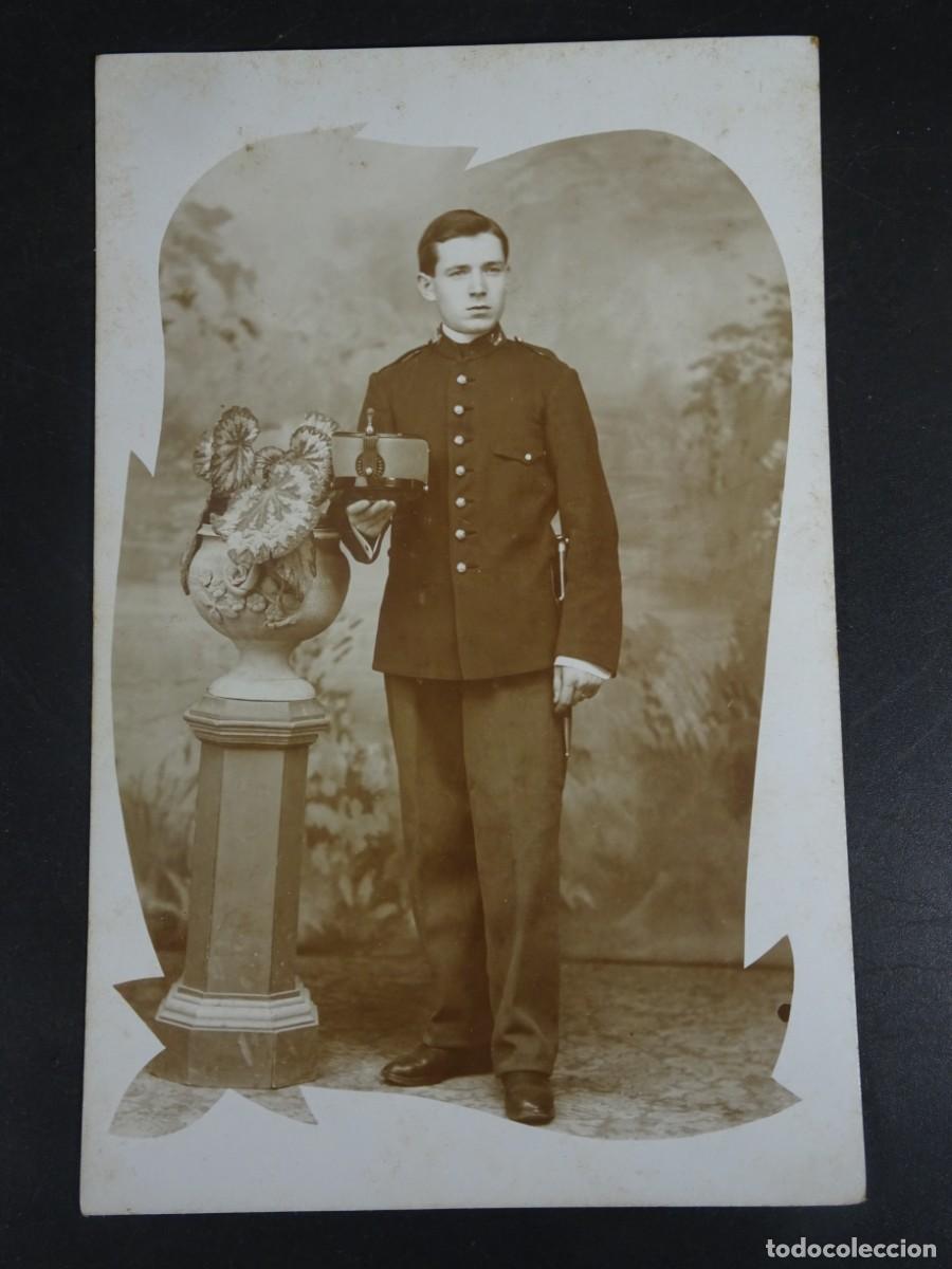 Militaria: ANTIGUA FOTOGRAF&Iacute;A DE ESTUDIO, MILITAR, UNIFORME, VER FOTOS