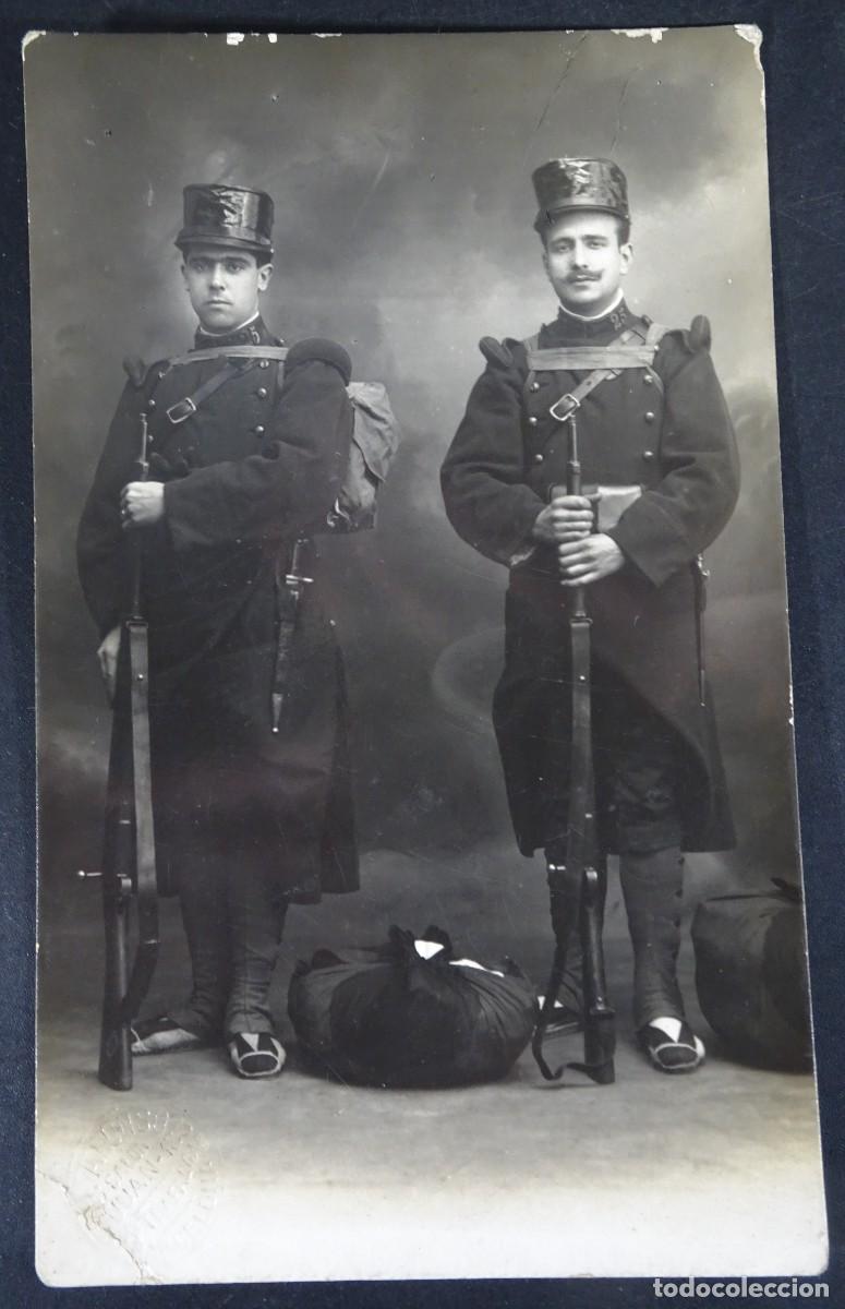 Militaria: ANTIGUA FOTOGRAF&Iacute;A DE ESTUDIO, MILITARES, UNIFORMES, 1919, VER FOTOS
