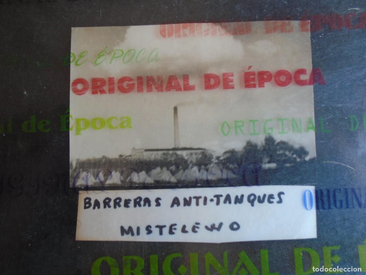 Militaria: (DA-65)FOTOGRAFIA BARRERAS ANTI TANQUES MISTELEWO AR.ARTILLERO DE LA DIVISION AZUL HERIDO LENINGRADO