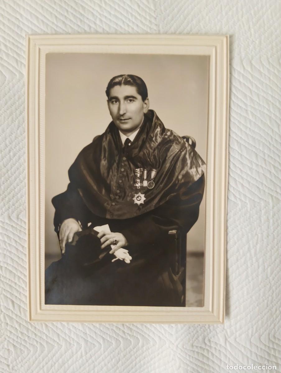 Militaria: Fotograf&iacute;a de personaje sin identificar