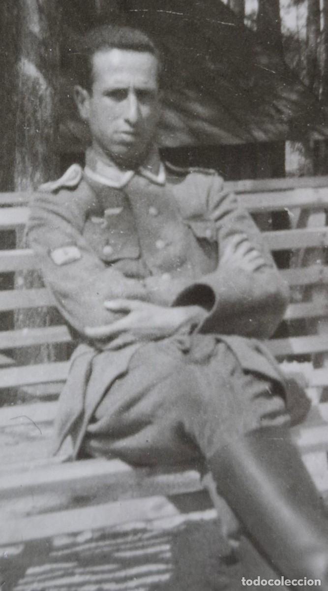 Militaria: (DA-76)FOTOGRAFIA DE DIVISIONARIO ARCHIVO ARTILLERO DE LA DIVISION AZUL HERIDO LENINGRADO