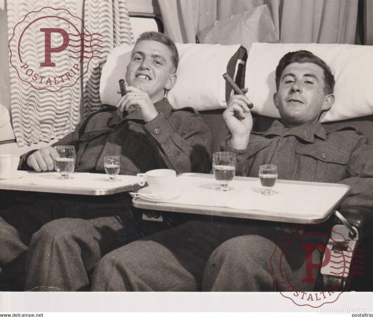 Militaria: TRAVEL DE LUXE FOR BRITISH SOLDIERS LONDON AIRPORT CHRISTMAS ISLAND H-BOMB CENTER BOAC STRATO CRUISE