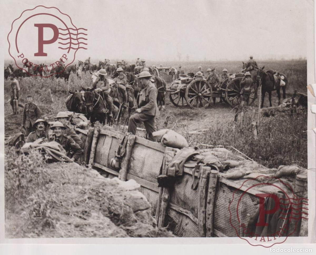 Militaria: THE BATTLE OF FLANDERS BOESINGHE Boezinge WEST VLAANDEREN IEPER 20*15CM BRITISH WESTERN FRONT WORLD