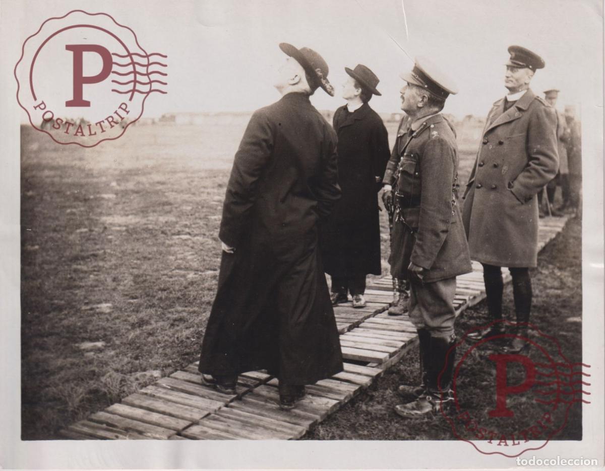 Militaria: CARDINAL BOURNE VISITS IRISH TROOPS BRIGADE BRITISH WESTERN FRONT 21*16CM WWI WORLD WAR GUERRE