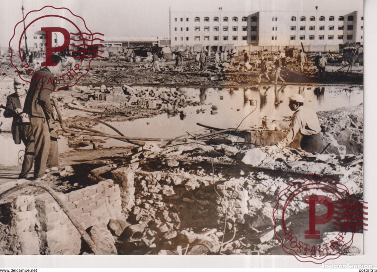 Militaria: PORT SAID RETIRADA FUERZAS ANGLOFRANCESAS 15*10CM GAZA WAR GUERRE PHOTOGRAPH EGYPTE EGYPT ISRAEL
